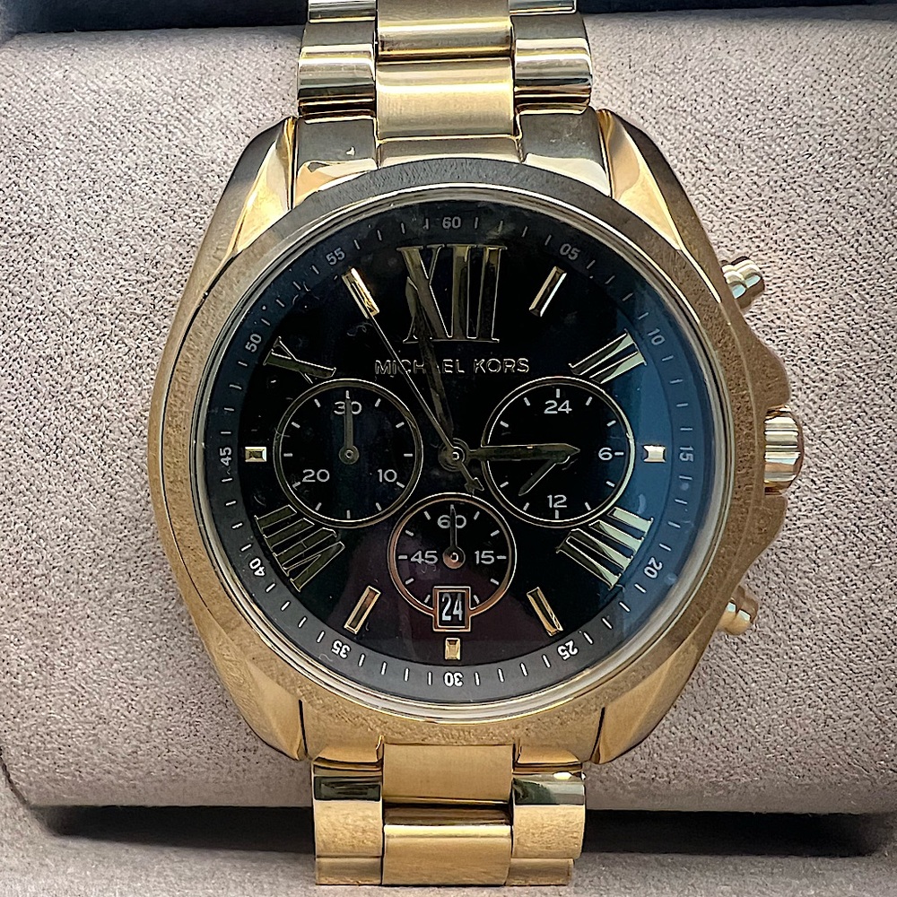 Michael Kors gold women’s watch (brand new in box)